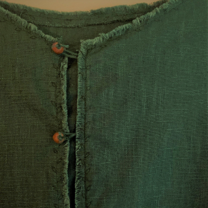 doodshemd-jurk-groen-linnen